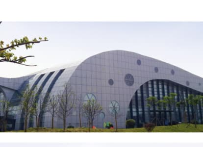 秦皇岛会议中心外景网架工程